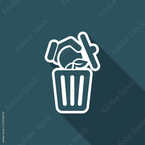 Food trash icon