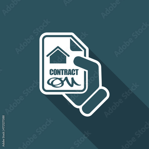 House contract icon