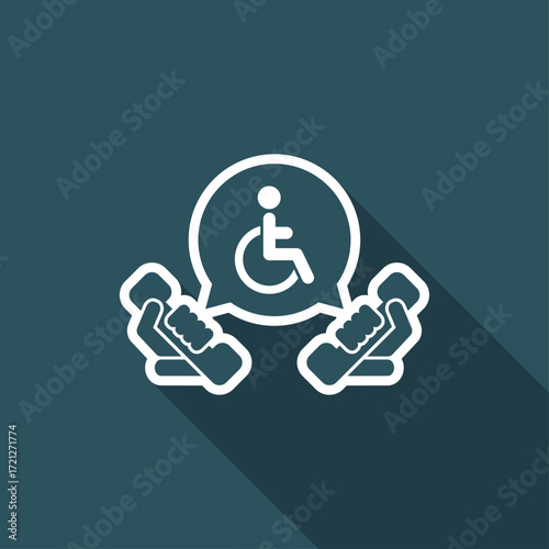 Handicap assistance line