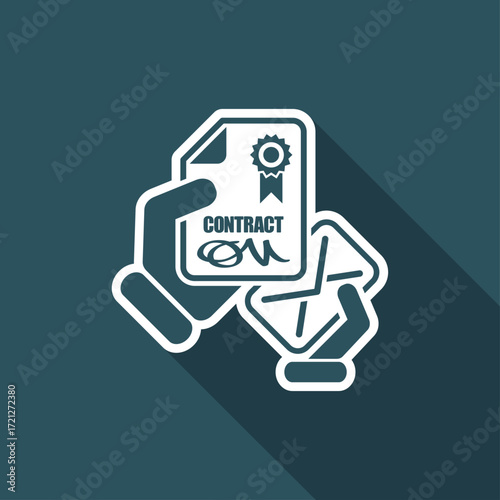 Contract icon