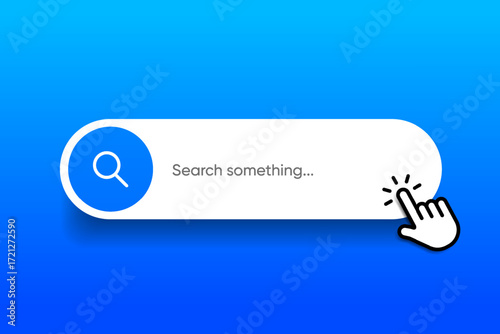 Search Bar with suggestions for UI UX design and web site. Search Address and navigation bar icon. Collection of search form templates for websites. Search engine web browser window template.