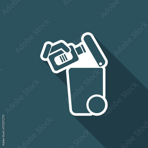 Separate waste collection icon