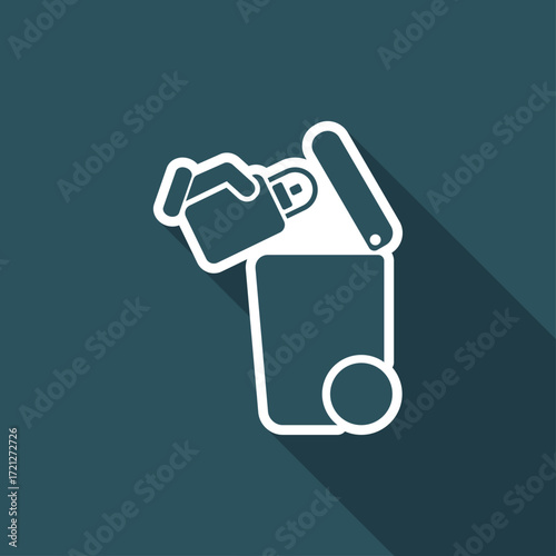 Separate waste collection icon