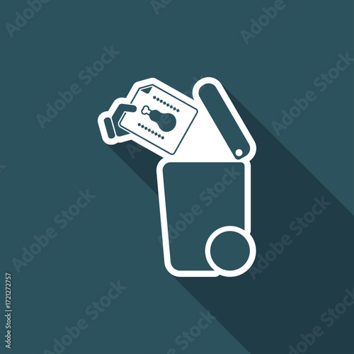 Separate waste collection icon