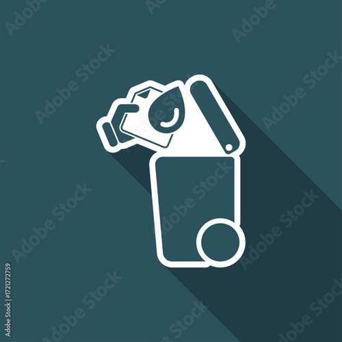 Separate waste collection icon