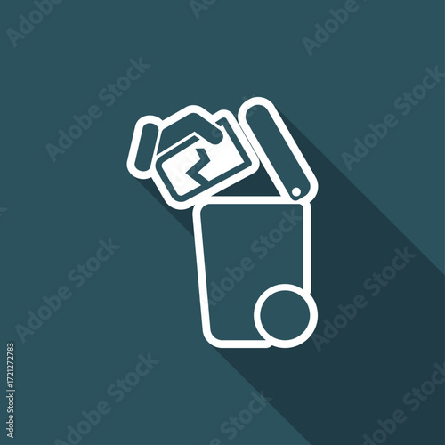 Separate waste collection icon