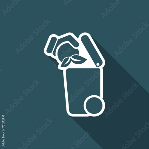 Separate waste collection icon