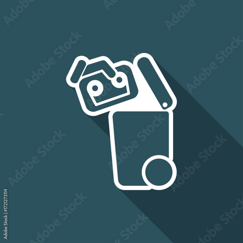 Separate waste collection icon