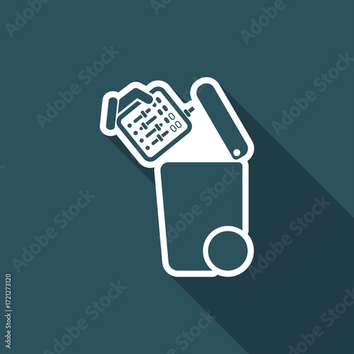 Separate waste collection icon