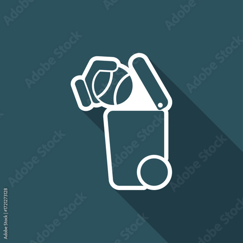 Separate waste collection icon