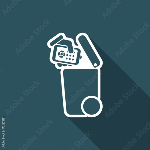 Separate waste collection icon