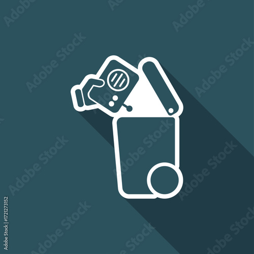 Separate waste collection icon