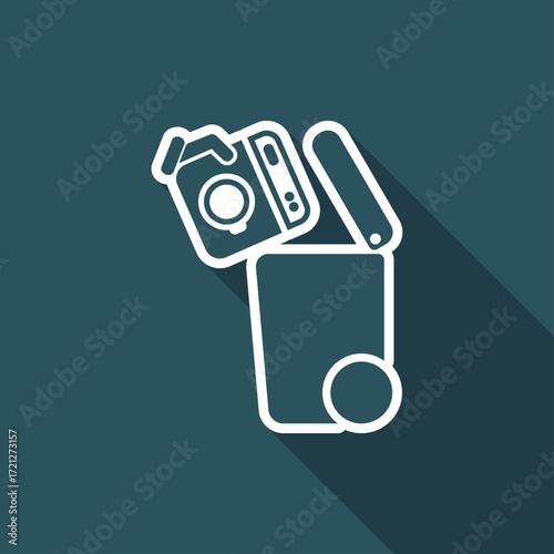 Separate waste collection icon
