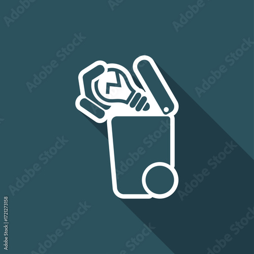 Separate waste collection icon