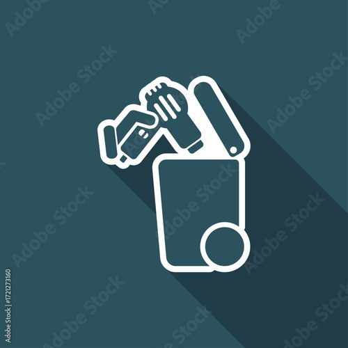 Separate waste collection icon