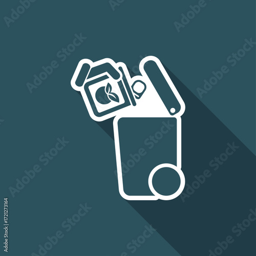 Separate waste collection icon