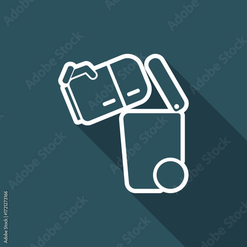 Separate waste collection icon