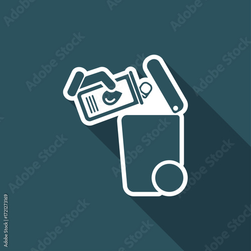 Separate waste collection icon