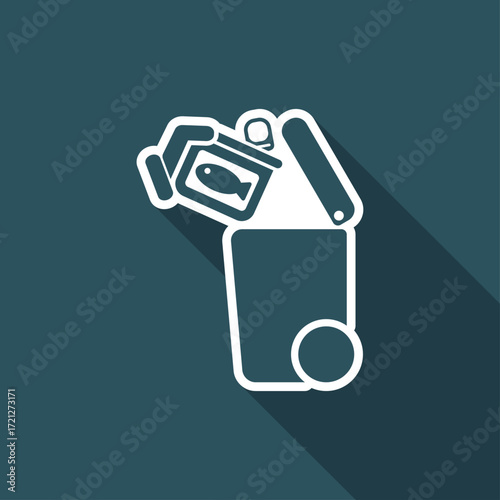 Separate waste collection icon