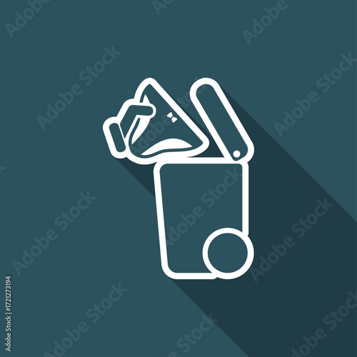 Separate waste collection icon