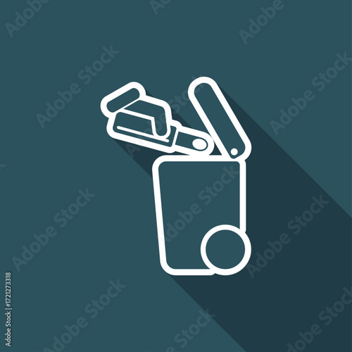 Separate waste collection icon