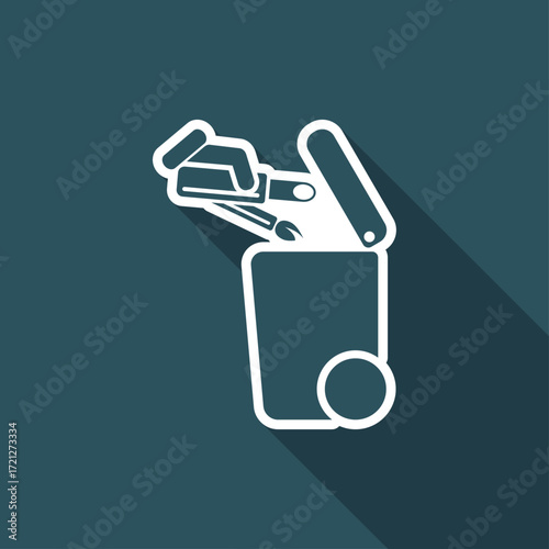 Separate waste collection icon