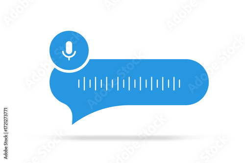 Message smartphone template. Mobile chatting sms app template bubbles. Message bubbles, record bubble, chat on smartphone icons. Phone chatting sms template bubbles.