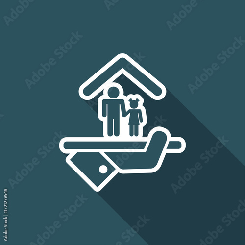 Hotel icon. Services for children.