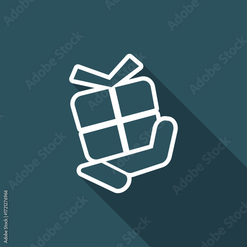 Handing a gift