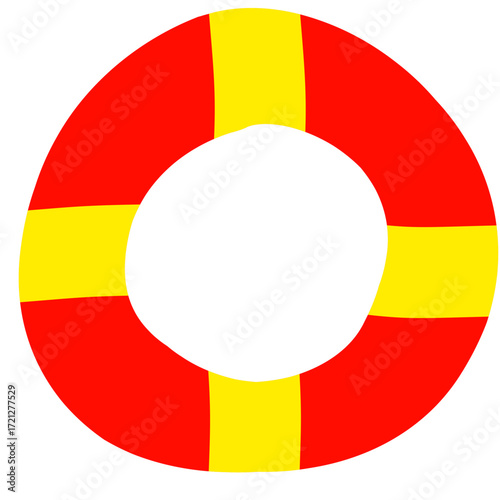 Beach Buoy Illustration