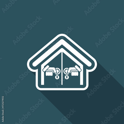 Door house opening