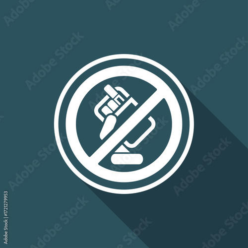 Forbidden smoke icon
