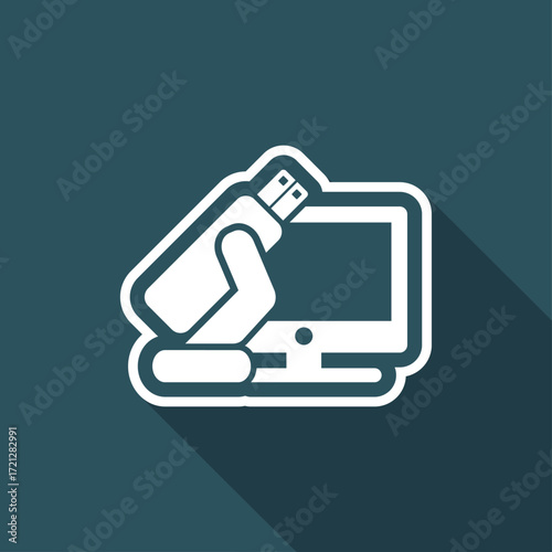 Tv usb icon
