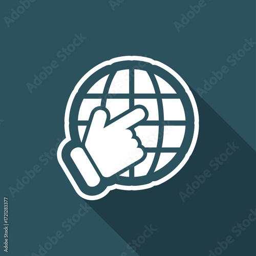 Point on globe