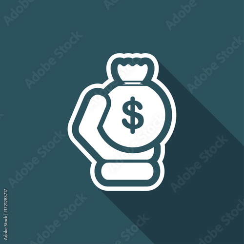 Money sac icon
