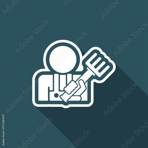 Pitchfork icon