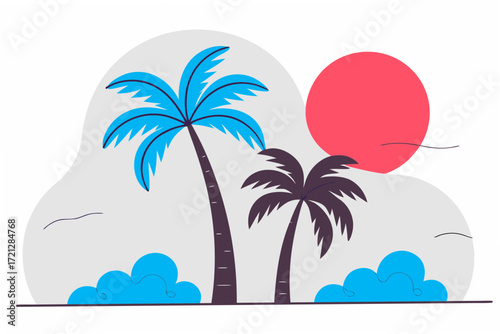 tropical beach background