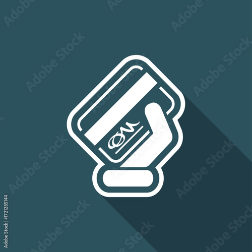 Signed credit card