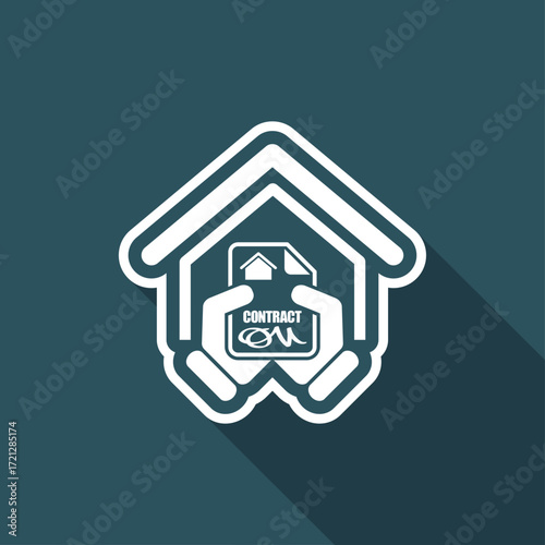 House contract icon