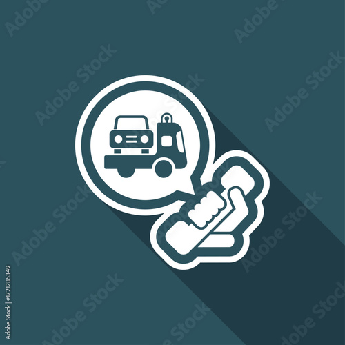 Wrecker call icon