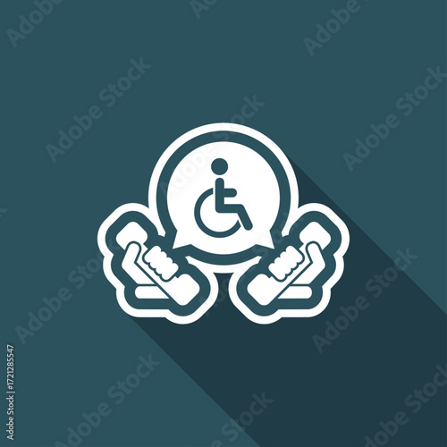 Handicap assistance line