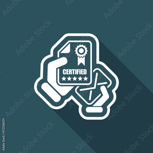 Mail with certification document
