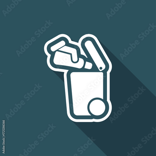 Separate waste collection icon