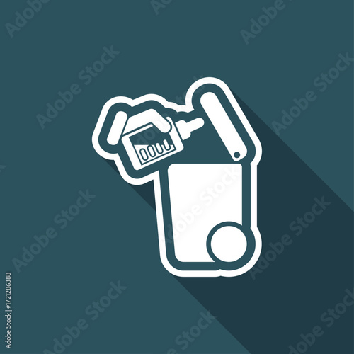 Separate waste collection icon