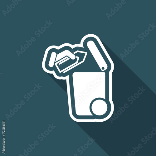 Separate waste collection icon