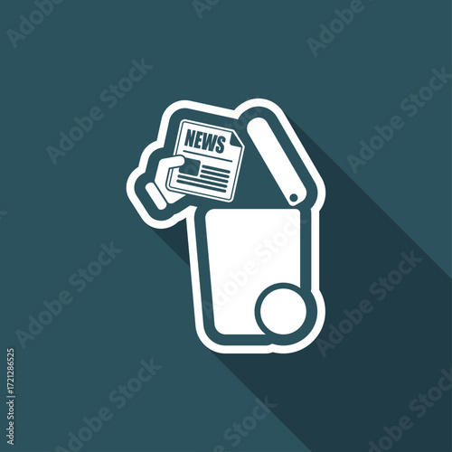 Separate waste collection icon