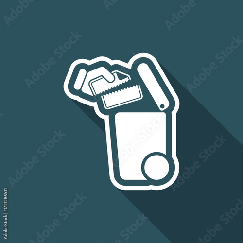 Separate waste collection icon