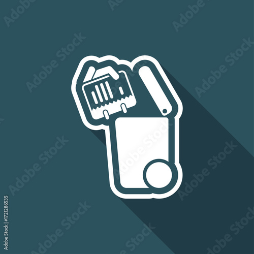 Separate waste collection icon