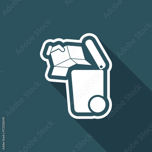 Separate waste collection icon