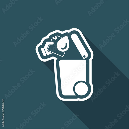 Separate waste collection icon
